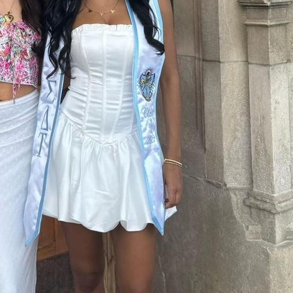 Thats so fetch white corset bubble dress